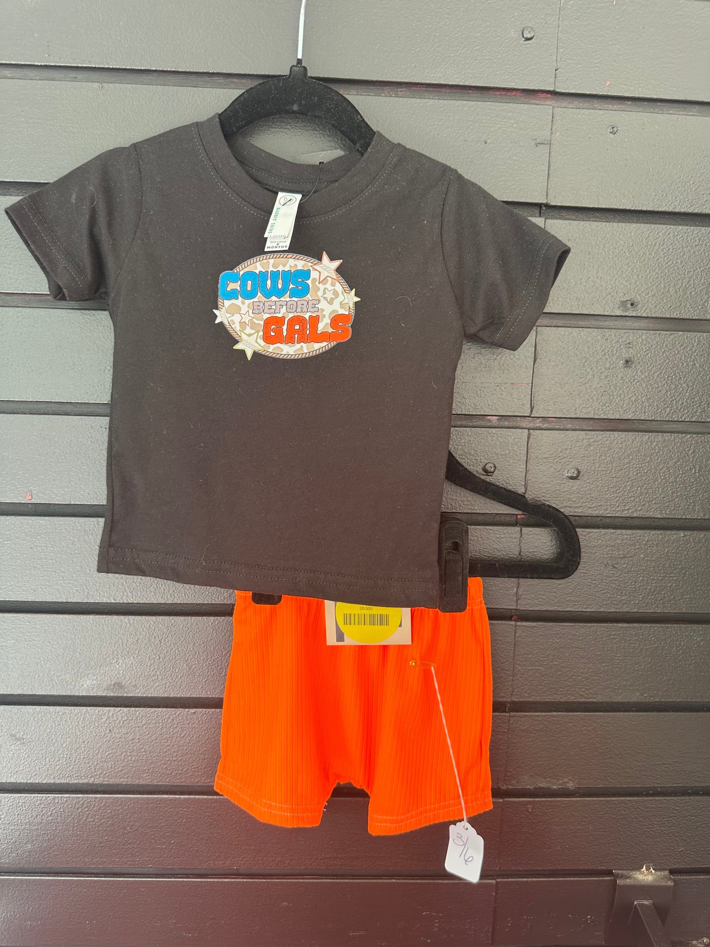 Cows Before Gals Kids Tee