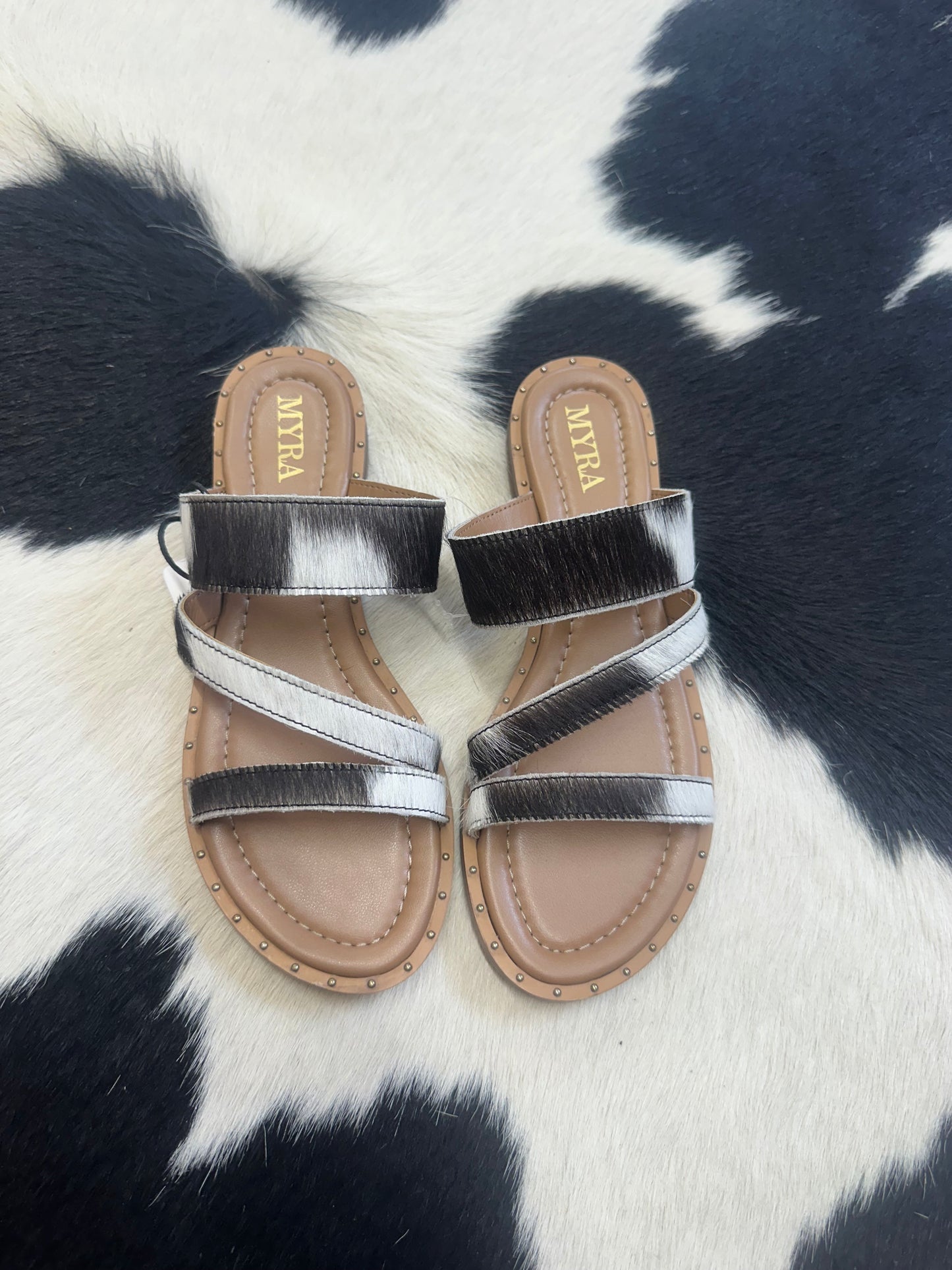 Cowhide Sandals