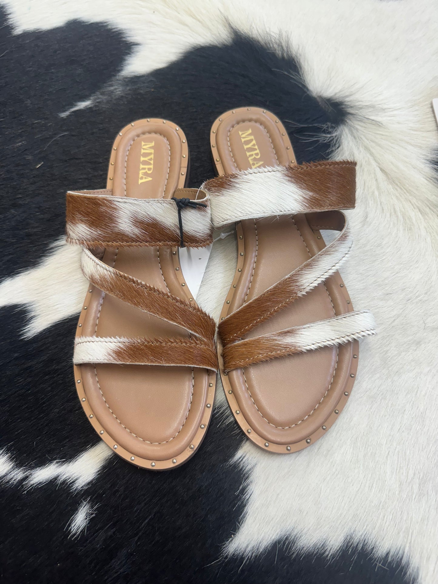 Cowhide Sandals