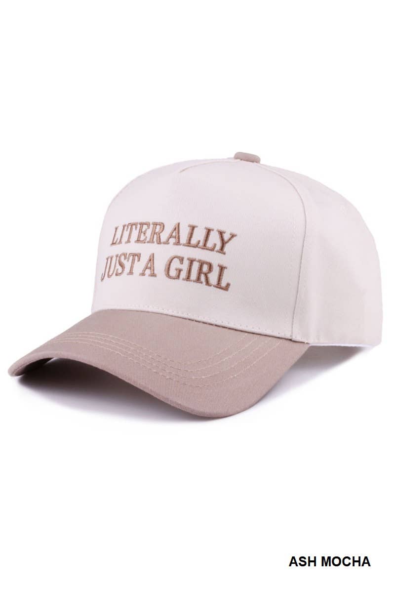 Literally Just a Girl Hat