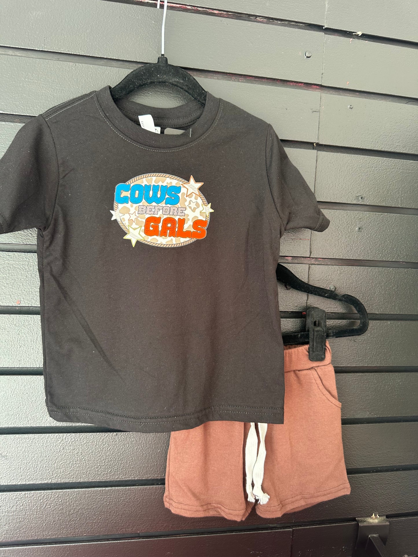 Cows Before Gals Kids Tee