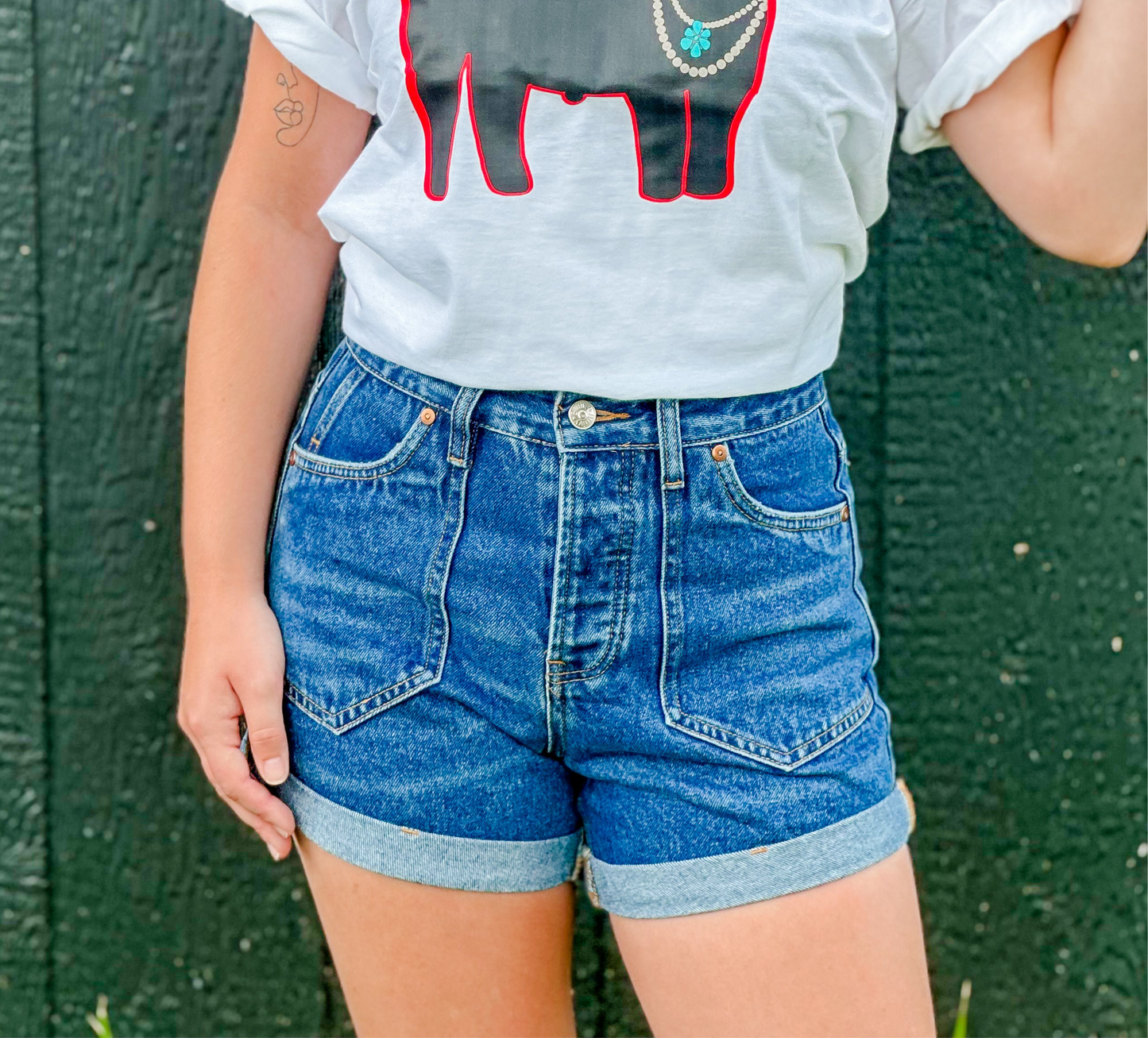 Pinup Cowgirl Shorts