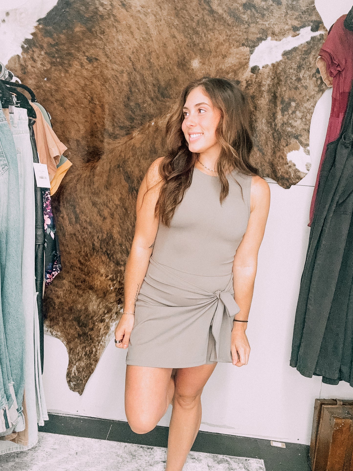 Skort Tie Athletic Dress