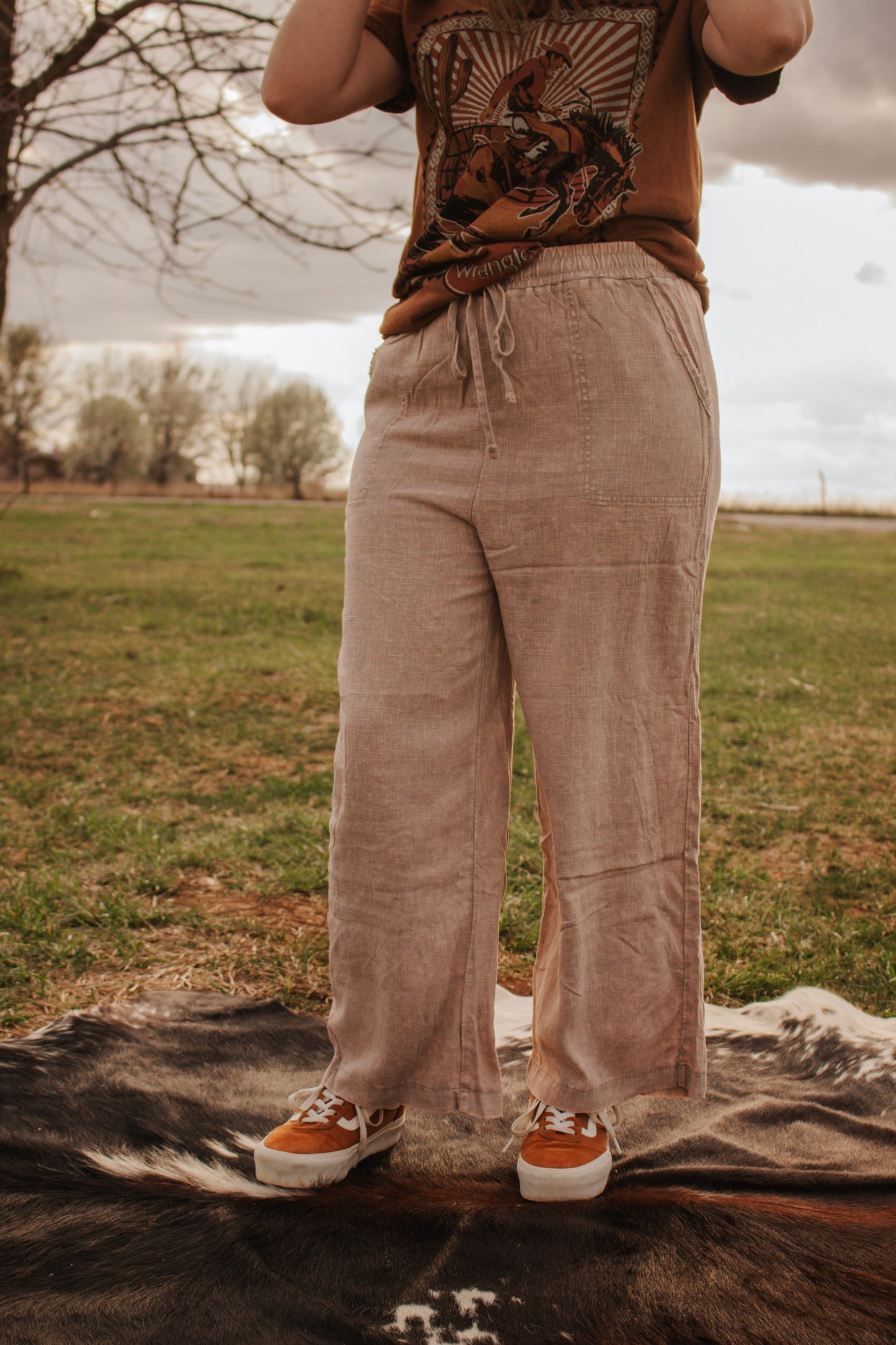 Lariat Linen Pants