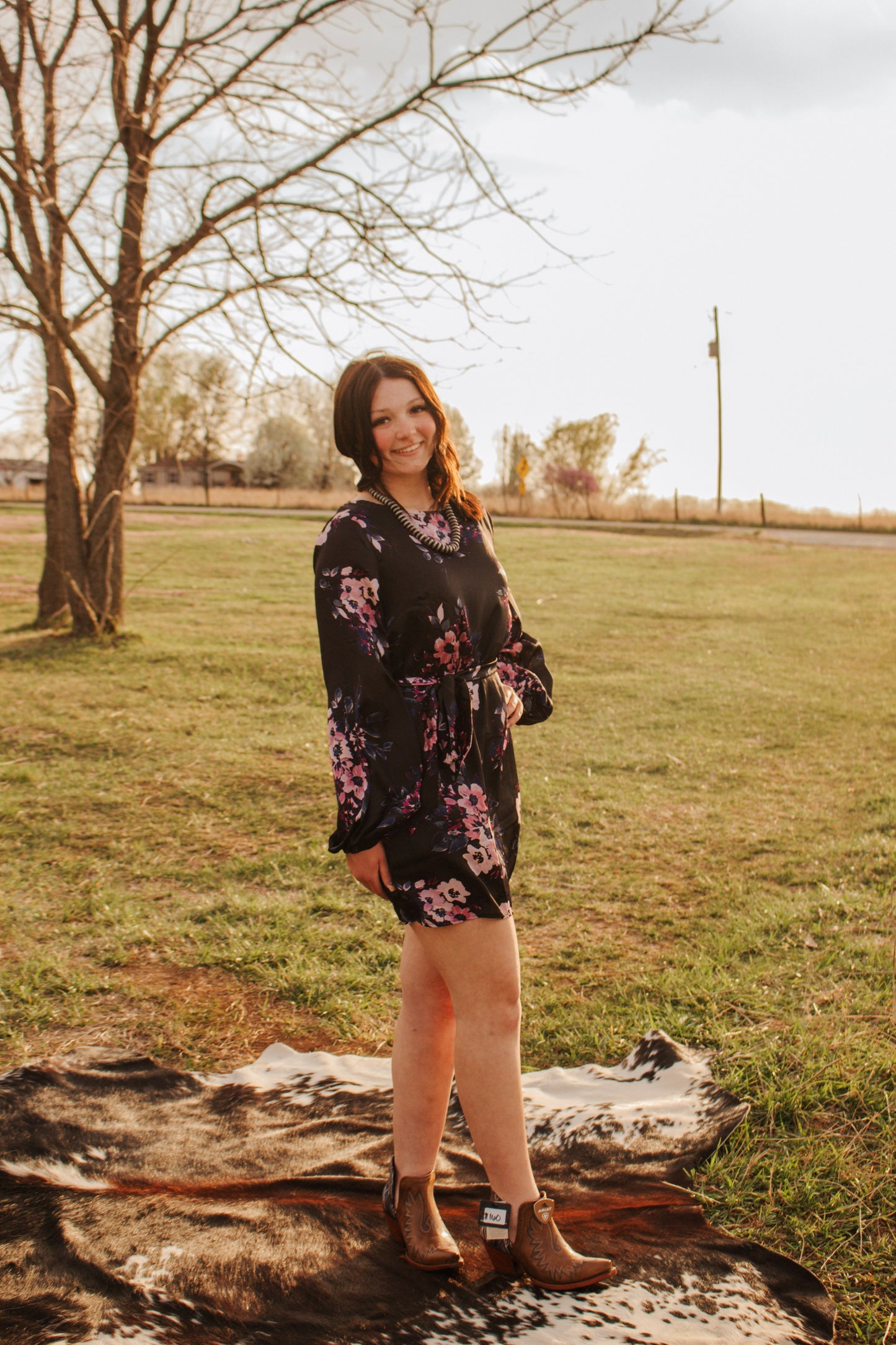 Simply Flourishing Floral Shift Dress
