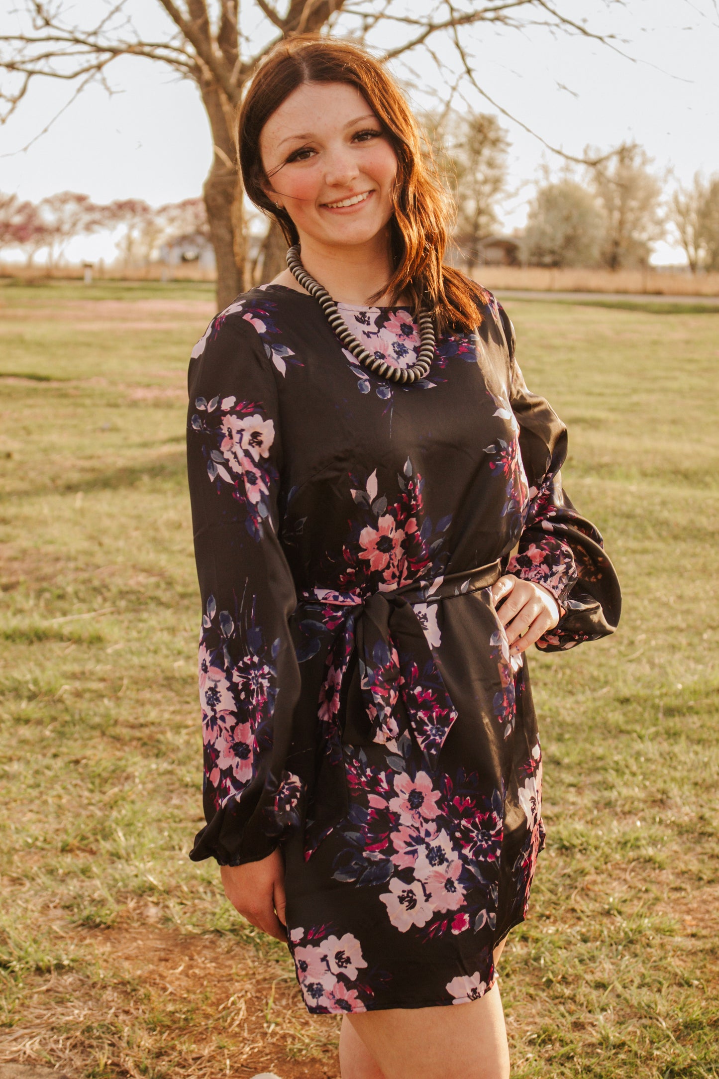 Simply Flourishing Floral Shift Dress
