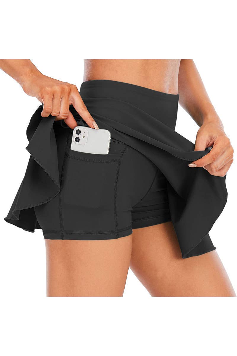 Black Athletic Skirt