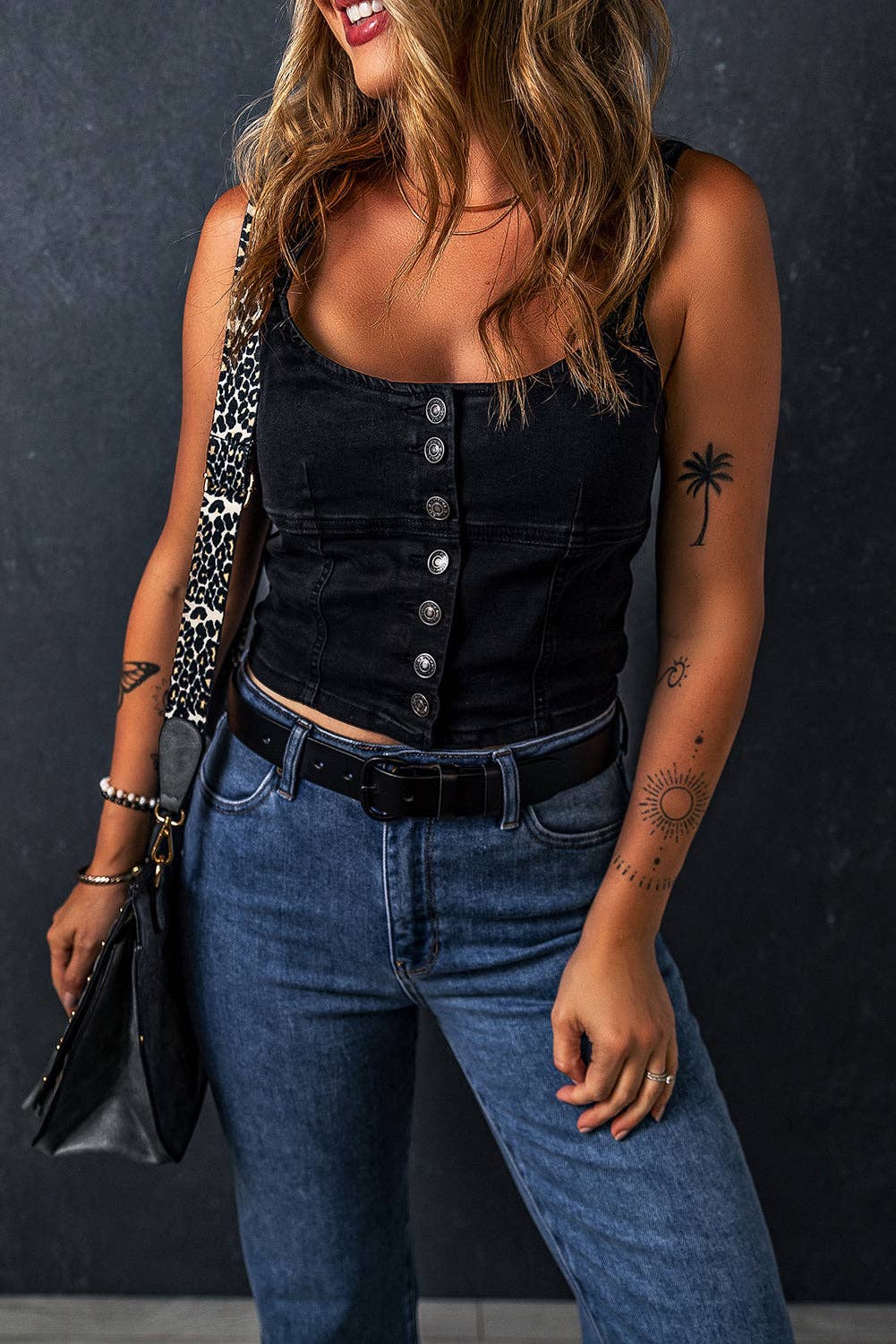 The Jessi Denim Tank