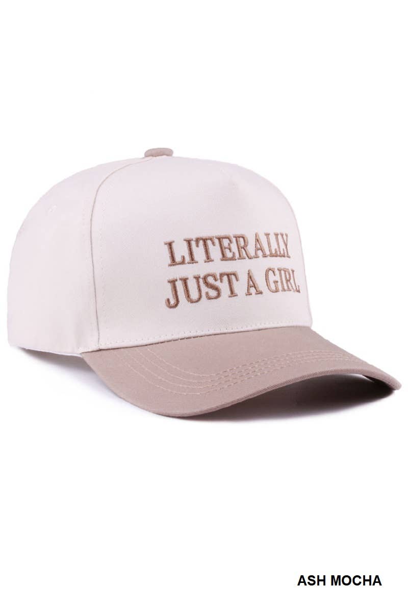 Literally Just a Girl Hat