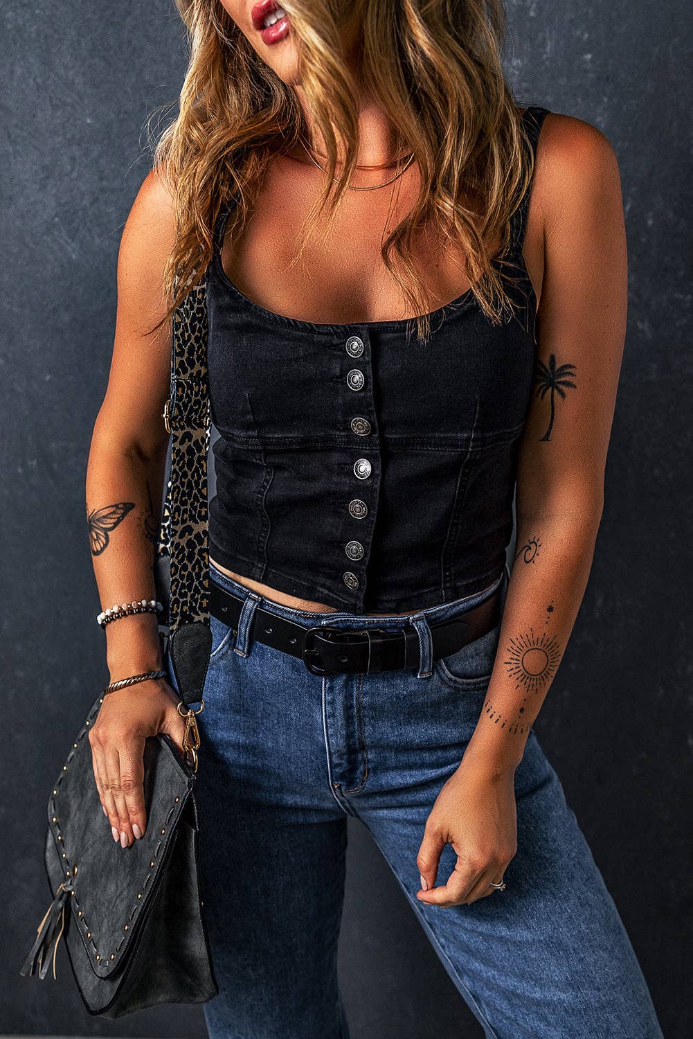 The Jessi Denim Tank