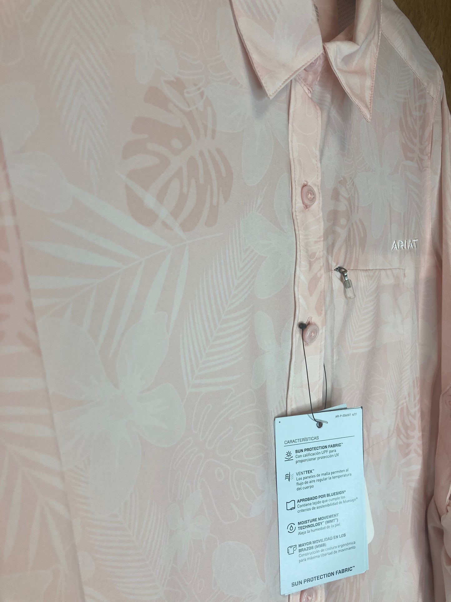 Venttek LS Shirt | Palms Print