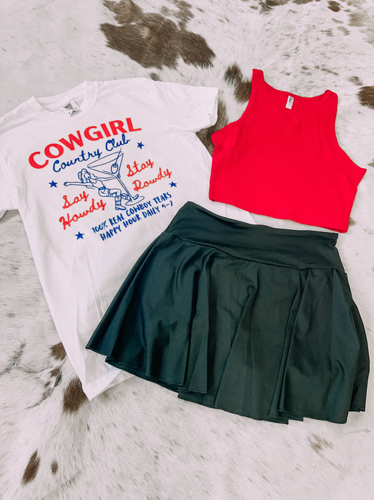Cowgirl Country Club Tee