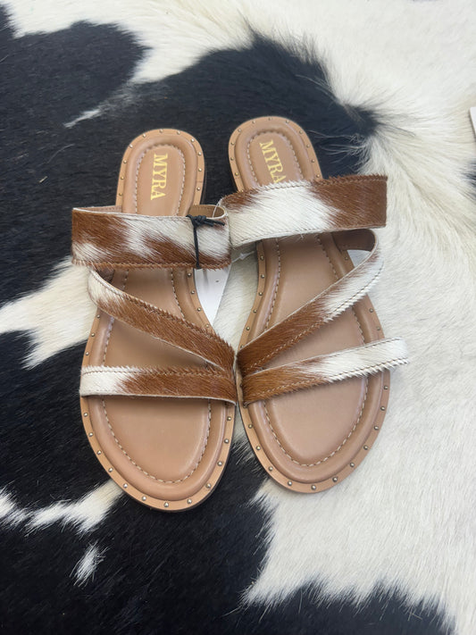 Cowhide Sandals