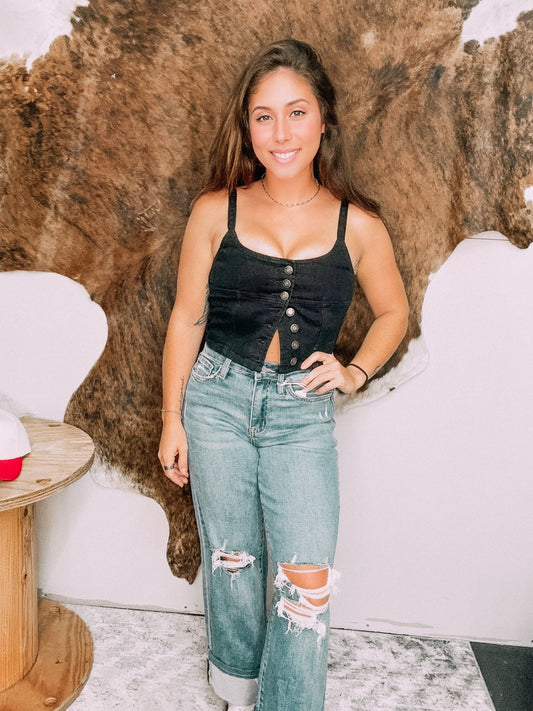 The Jessi Denim Tank