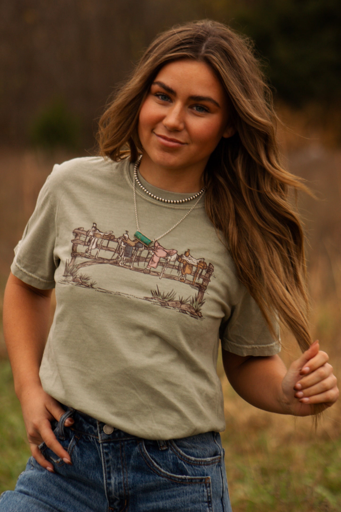 Vintage Saddle Tee