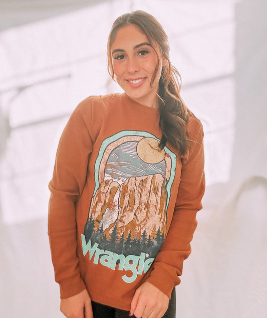 Mountian Scene Long Sleeve