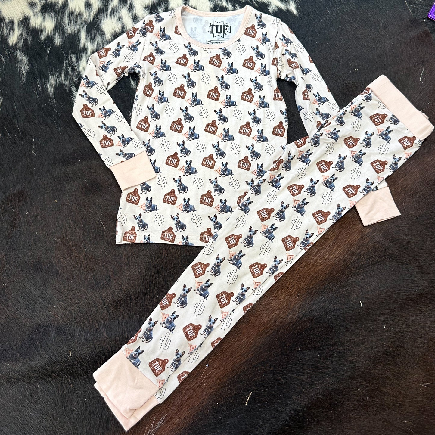 🐾 BLUE HEELER BAMBOO JAMMIE SET 🐾