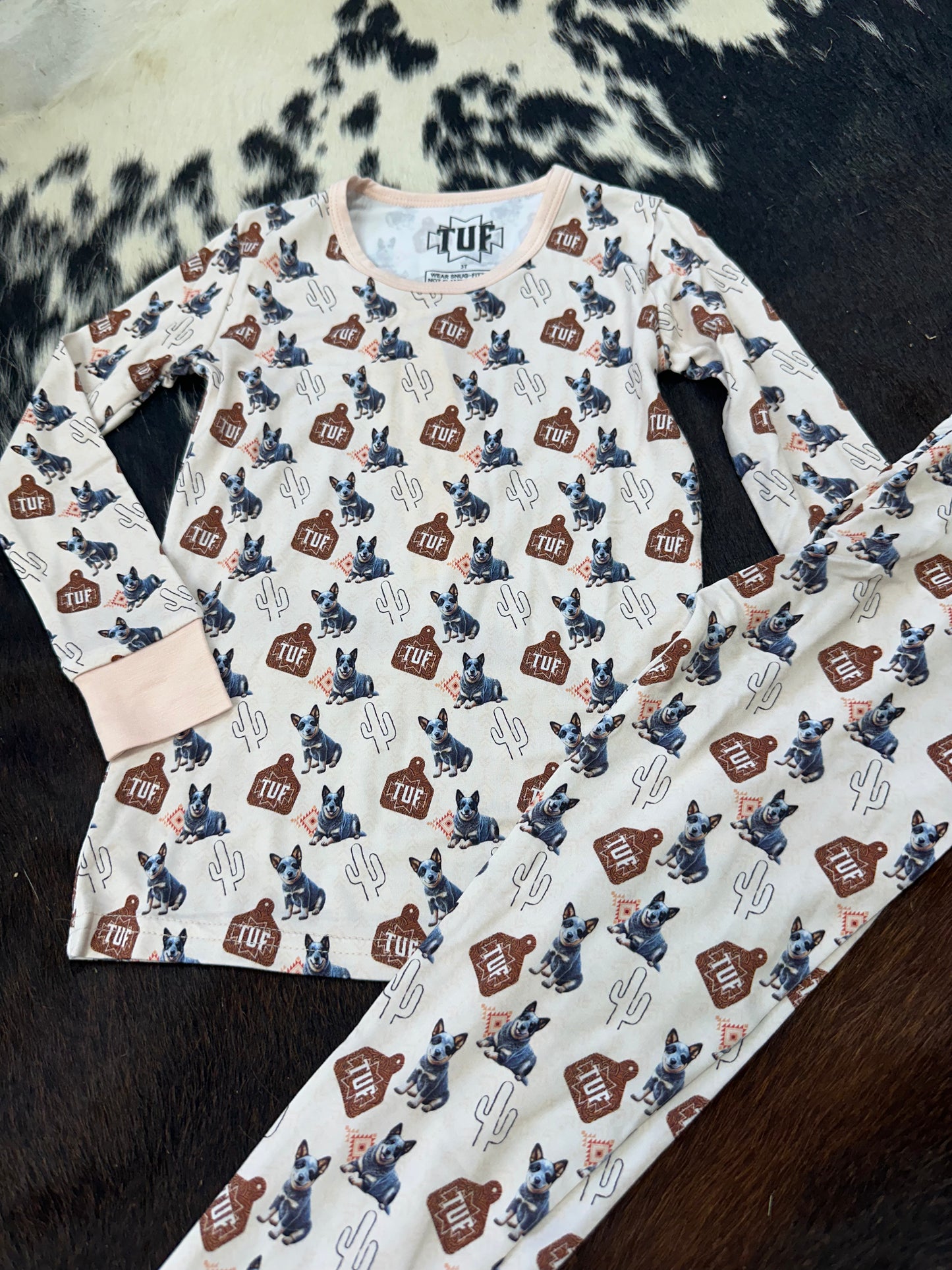 🐾 BLUE HEELER BAMBOO JAMMIE SET 🐾