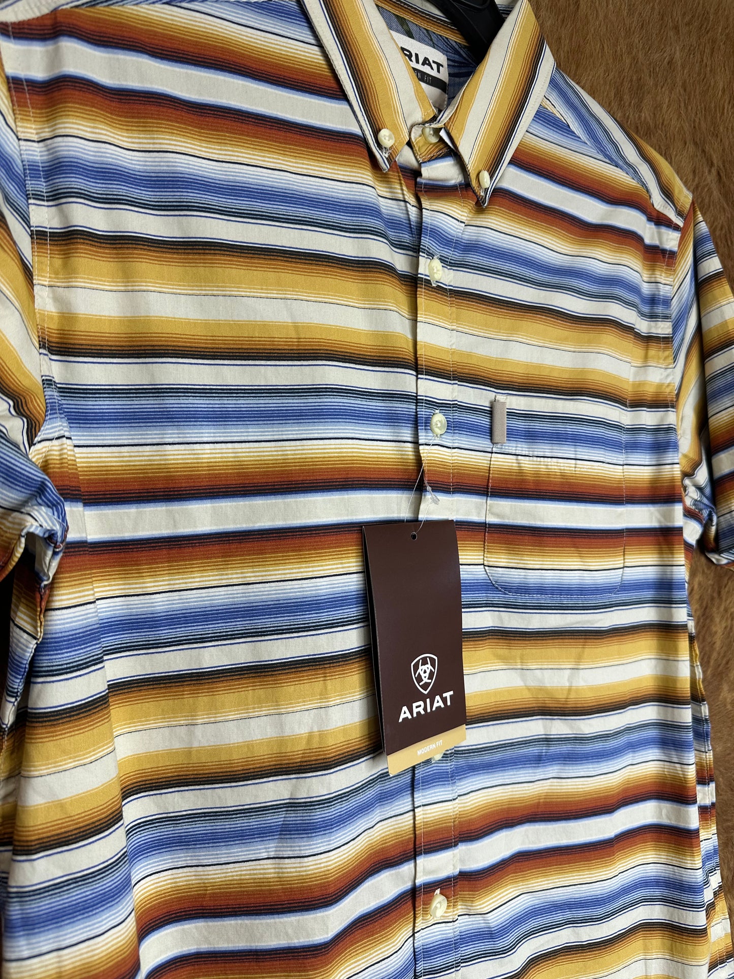 Ariat Serape Sunset Short Sleeve Button Up