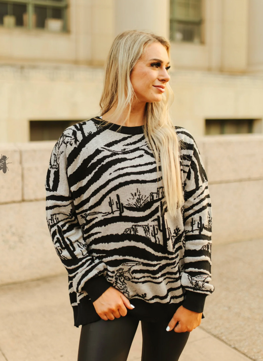 Wild West Zoo Sweater