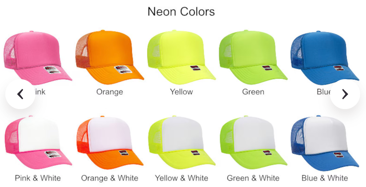 Custom  Embroidered Foam Trucker Hat