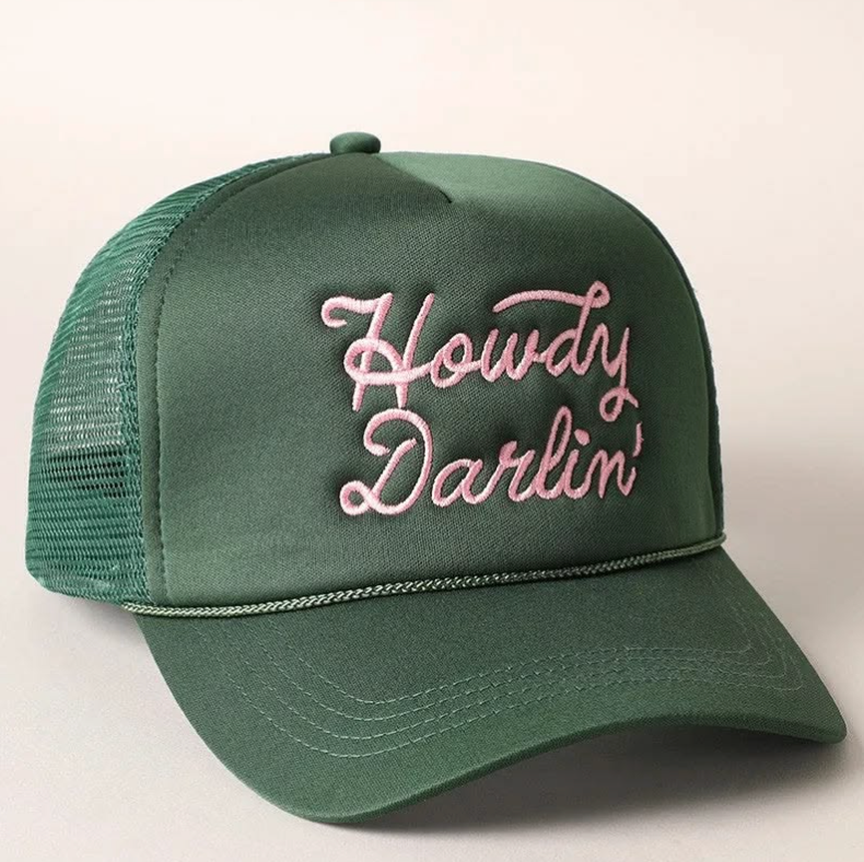 Custom  Embroidered Canvas Trucker Hat