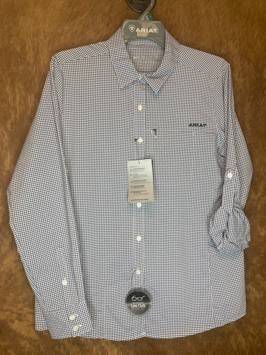 Venttek LS Shirt | Coastal Fjord Check